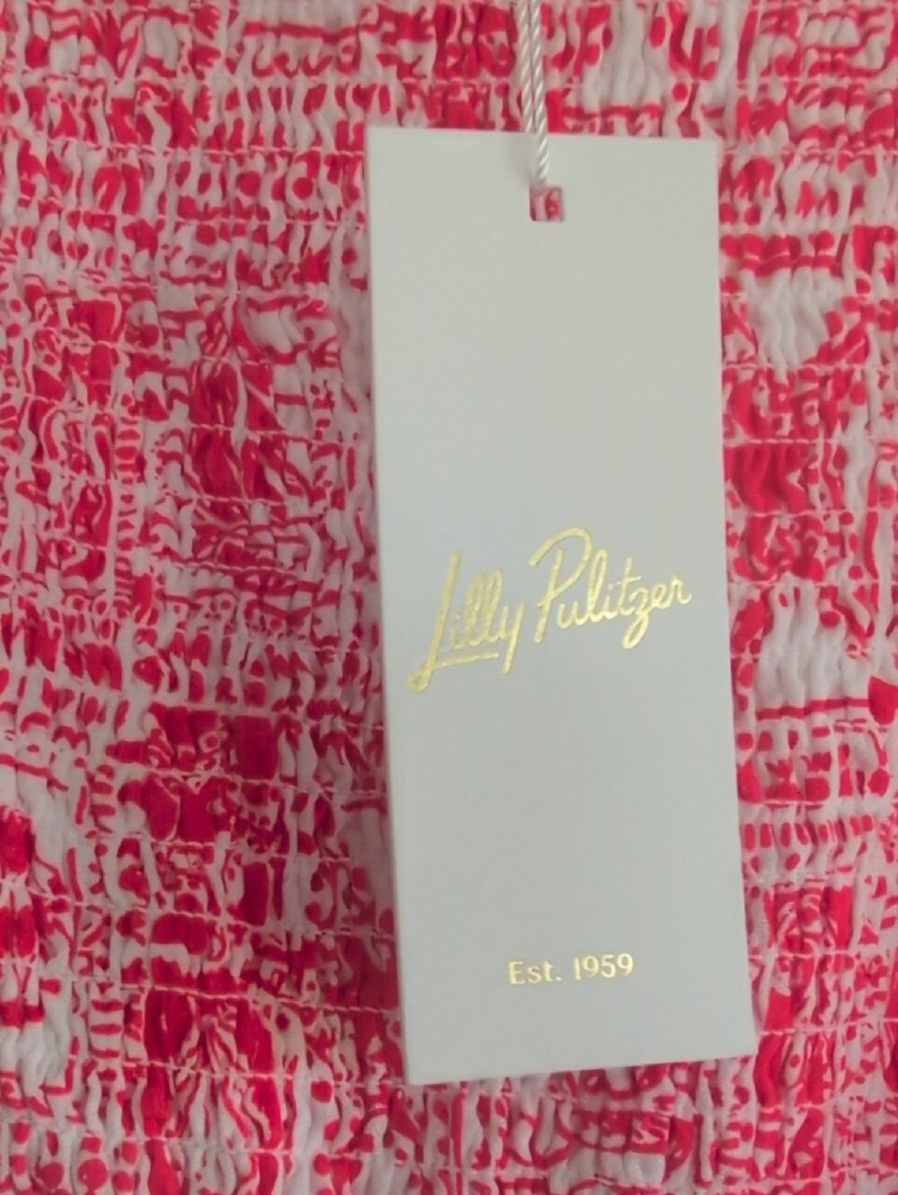 NWT Lilly Pulitzer Kelvina Strapless Smocked Dress - Picture 2 of 5